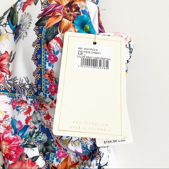 Anthro Boamar Oda Ruffled One-Piece Swimsuit - Picture 7 of 7